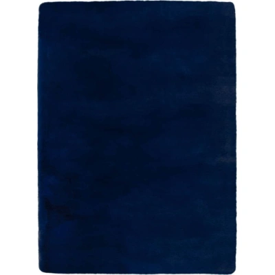 Tmavě modrá syntetická kožešina 160x230 cm Ivy Luxury Fur – Flair Rugs