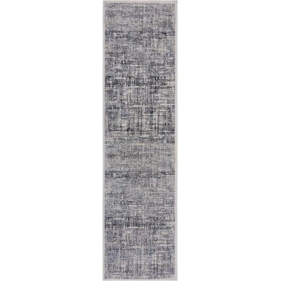 Modrý běhoun 80x300 cm Eris Trace – Flair Rugs