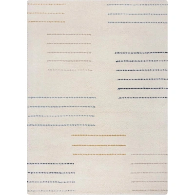 Krémový ručně tkaný vlněný koberec 120x170 cm Dottie Geometric – Flair Rugs