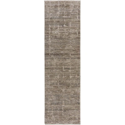 Béžový běhoun 66x300 cm Matilda Abstract – Flair Rugs