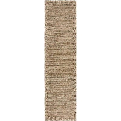 Ručně tkaný kenafový běhoun v přírodní barvě 60x230 cm Drew Border – Flair Rugs