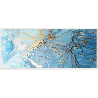 Modrý pratelný běhoun 80x200 cm Blue Waves – Oyo Concept