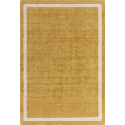 Okrově žlutý ručně tkaný vlněný koberec 160x230 cm Albi – Asiatic Carpets