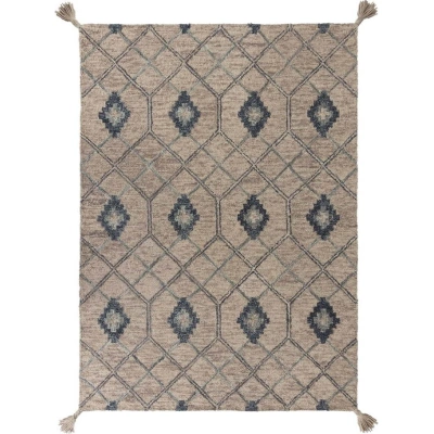 Šedý vlněný koberec Flair Rugs Diego, 120 x 170 cm