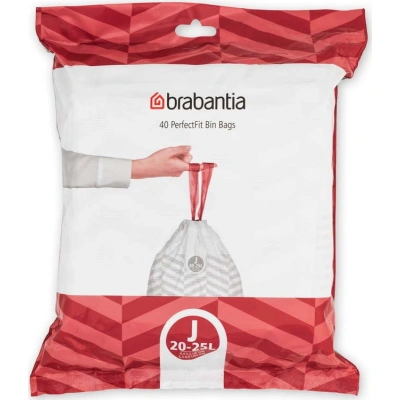 Pytle na odpadky v sadě 40 ks 25 l PerfectFit J – Brabantia